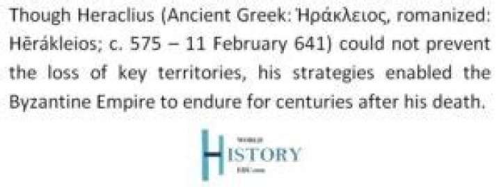 Heraclius Biography